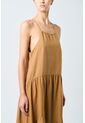 Vestido Galera Para Mujer Cuello Halter Vestido Galera Para Mujer Cuello Halter Cafe Claro 12 VÉLEZ de Vélez