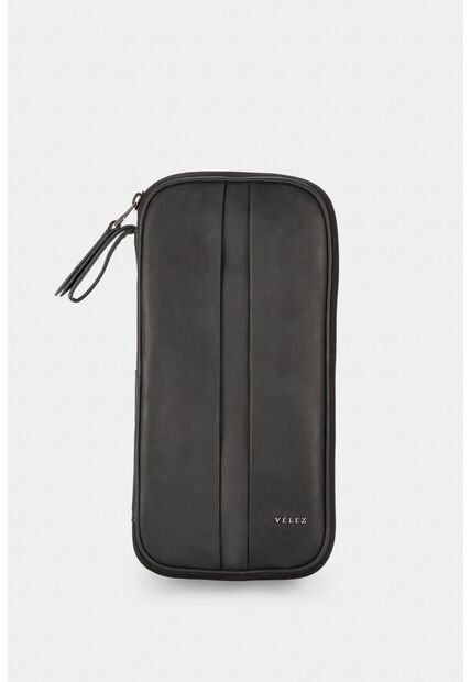 Porta Pasaporte De Cuero Para Hombre Ibis Negro Porta Pasaporte De Cuero Para Hombre Ibis Negro VÉLEZ