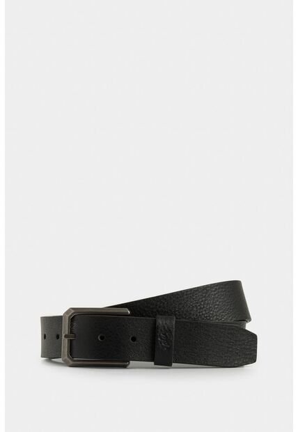 Cinturón Unifaz Vernazza De Cuero Para Hombre Punta Cuadrada Cinturón Unifaz Vernazza De Cuero Para Hombre Punta Cuadrada Negro 32 VÉLEZ