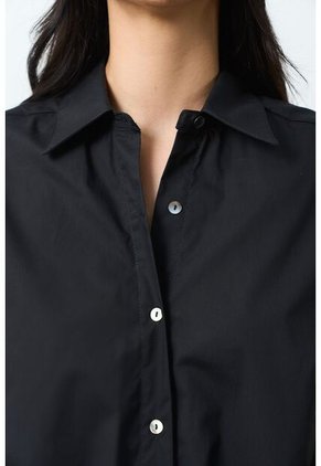 Camisa Holgada Para Mujer Sombra Camisa Holgada Para Mujer Sombra Negro L VÉLEZ