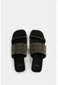 Sandalia Plana De Cuero Para Mujer Wave Sandalia Plana De Cuero Para Mujer Wave Negro 37 VÉLEZ de Vélez