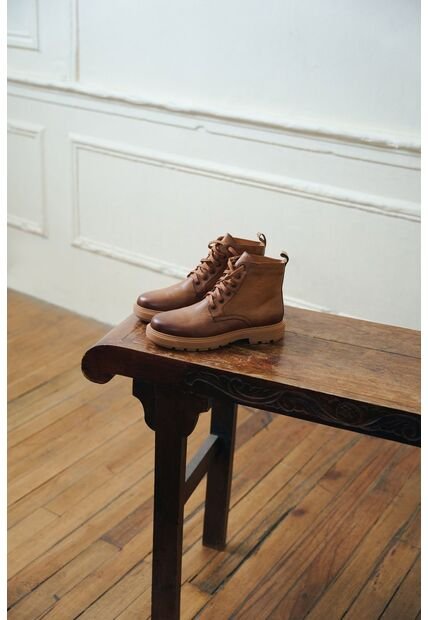 Botas Alameda De Cuero Para Hombre Atemporal Botas Alameda De Cuero Para Hombre Atemporal Miel 38 VÉLEZ