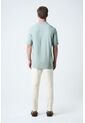 Polo Para Hombre Semi Fit Detalle Jacquard Polo Para Hombre Semi Fit Detalle Jacquard Agua Marina XL VÉLEZ de Vélez
