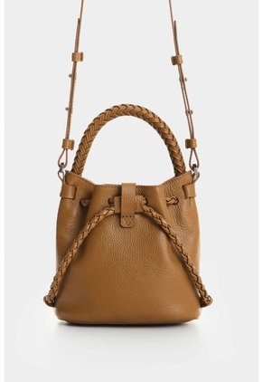 Bandolera Bruma En Cuero Para Mujer Bandolera Bruma En Cuero Para Mujer Miel VÉLEZ