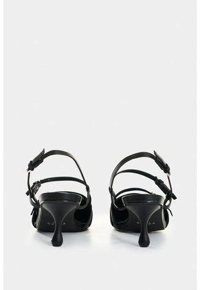 Tacones Cerrados Brielle De Cuero Folia Para Mujer Brillo Tacones Cerrados Brielle De Cuero Folia Para Mujer Brillo Negro 35 VÉLEZ