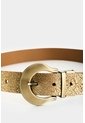 Cinturón Bruma Doble Faz En Cuero Folia Para Mujer Cinturón Bruma Doble Faz En Cuero Folia Para Mujer Dorado L VÉLEZ de Vélez