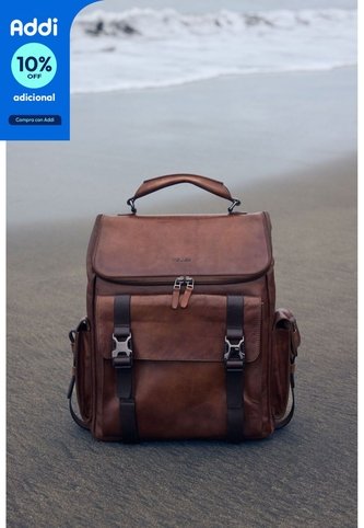Morral Archaeology De Cuero Semi Brillante Para Hombre Ajuste Chapas Morral Archaeology De Cuero Semi Brillante Para Hombre Ajuste Chapas Miel VÉLEZ Vélez