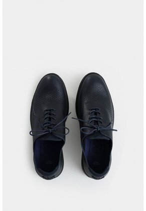 Atadura Dalí 3 De Cuero Para Hombre Acabado Encerado Atadura Dalí 3 De Cuero Para Hombre Acabado Encerado Azul Oscuro 40 Vélez