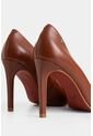 Tacones Cerrados De Cuero Liso Tacones Cerrados De Cuero Liso Miel 38 VÉLEZ de Vélez