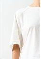 Camiseta Soren Para Mujer Tejida Camiseta Soren Para Mujer Tejida Crema S VÉLEZ de Vélez