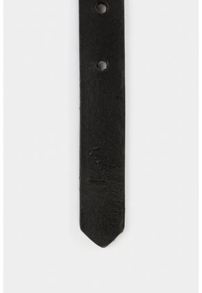 Cinturón Unifaz Coin De Cuero Delgado Negro Cinturón Unifaz Coin De Cuero Delgado Negro S VÉLEZ