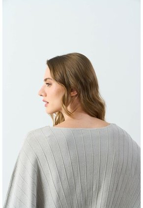 Camiseta Maxi Tejida Para Mujer Efos Camiseta Maxi Tejida Para Mujer Efos Plata XS VÉLEZ