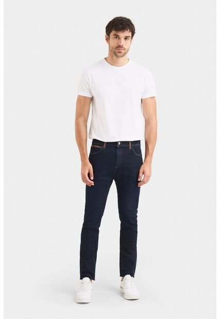Jean Hori Blue Denim Para Hombre Pasadores En Cuero Jean Hori Blue Denim Para Hombre Pasadores En Cuero Azul 30 Vélez