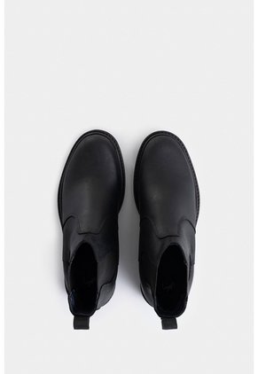 Botas Calgary Buthan De Cuero Para Hombre Silueta Chelsea Botas Calgary Buthan De Cuero Para Hombre Silueta Chelsea Negro 45 VÉLEZ