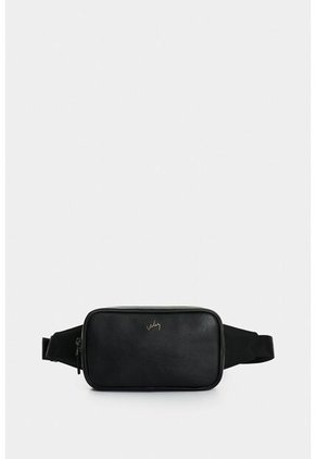 Riñonera Silueta Cuadrada De Cuero Para Hombre Hazel Riñonera Silueta Cuadrada De Cuero Para Hombre Hazel Negro VÉLEZ