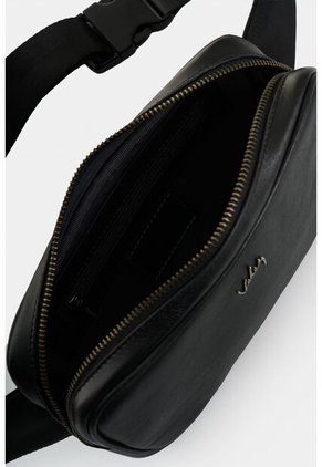 Riñonera Silueta Cuadrada De Cuero Para Hombre Hazel Riñonera Silueta Cuadrada De Cuero Para Hombre Hazel Negro VÉLEZ