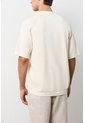 Camisa Manga Corta Tejida Para Hombre Lumbre Camisa Manga Corta Tejida Para Hombre Lumbre Crema S VÉLEZ de Vélez