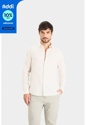 Camisa Oxford Manga Larga Calagua Para Hombre Semifitted Camisa Oxford Manga Larga Calagua Para Hombre Semifitted Arena XL VÉLEZ Vélez