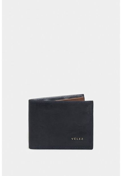 Billetera Ontario 2 De Cuero Para Hombre Acabado Espazolado Billetera Ontario 2 De Cuero Para Hombre Acabado Espazolado Azul Oscuro Vélez