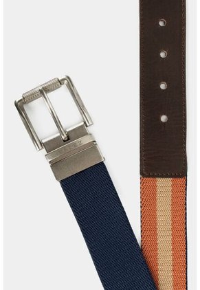 Cinturón Doble Faz En Reata Para Hombre Maqui Azul Oscuro Cinturón Doble Faz En Reata Para Hombre Maqui Azul Oscuro 42 VÉLEZ