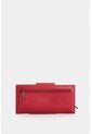 Billetera Porta Chequera De Cuero Para Mujer Jade Billetera Porta Chequera De Cuero Para Mujer Jade Rojo VÉLEZ de Vélez
