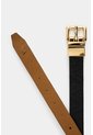 Cinturón Doble Faz Calix De Cuero Para Mujer Monogram Cinturón Doble Faz Calix De Cuero Para Mujer Monogram Negro L VÉLEZ de Vélez