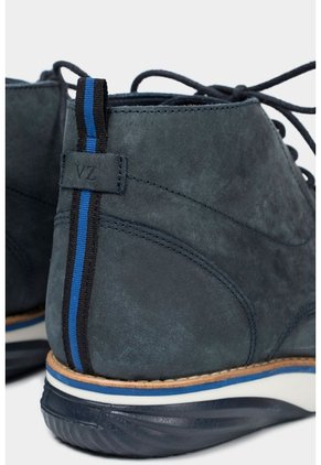 Botas Casual Play De Cuero Para Hombre Efecto Envejecido Azul Botas Casual Play De Cuero Para Hombre Efecto Envejecido Azul 41 VÉLEZ