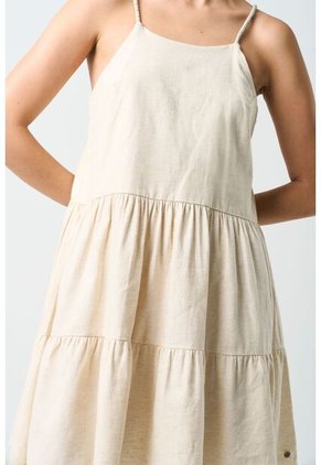 Vestido Lyra Para Mujer Detalle Trenzado Y Millaré Vestido Lyra Para Mujer Detalle Trenzado Y Millaré Arena 10 VÉLEZ