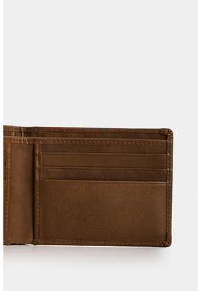 Billetera Duna En Cuero Con Tejido Para Hombre Billetera Duna En Cuero Con Tejido Para Hombre Miel VÉLEZ
