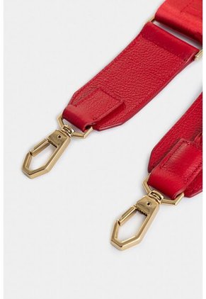 Cargadera Lirio De Cuero Para Mujer Detalle Tejido Cargadera Lirio De Cuero Para Mujer Detalle Tejido Rojo VÉLEZ