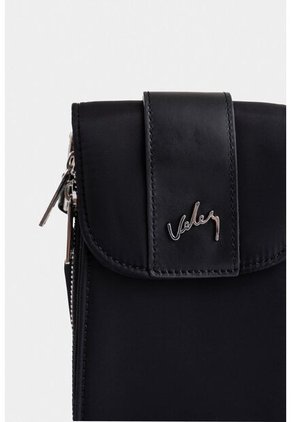 Manos Libres Astra En Lona Para Mujer Detalle Cuero Manos Libres Astra En Lona Para Mujer Detalle Cuero Negro VÉLEZ