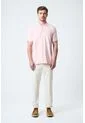 Polo Para Hombre Semi Fit Detalle Jacquard Polo Para Hombre Semi Fit Detalle Jacquard Rosado XS VÉLEZ de Vélez