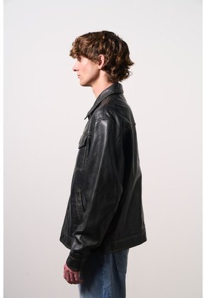 Chaqueta En Cuero Para Hombre Tanok Chaqueta En Cuero Para Hombre Tanok Negro XXL VÉLEZ