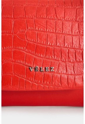 Manos Libres De Cuero Para Mujer Mini Lili Manos Libres De Cuero Para Mujer Mini Lili Rojo VÉLEZ