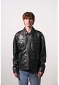 Chaqueta En Cuero Para Hombre Tanok Chaqueta En Cuero Para Hombre Tanok Negro XXL VÉLEZ de Vélez