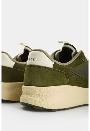Tenis De Lona Y Cuero Gamuzado Para Hombre Stone 2 Tenis De Lona Y Cuero Gamuzado Para Hombre Stone 2 Verde 44 VÉLEZ