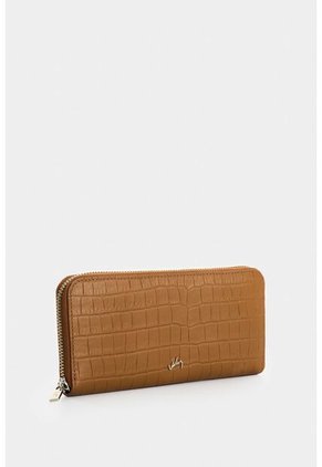 Porta Chequera Tulia De Cuero Para Mujer Con Grabado Porta Chequera Tulia De Cuero Para Mujer Con Grabado Miel VÉLEZ