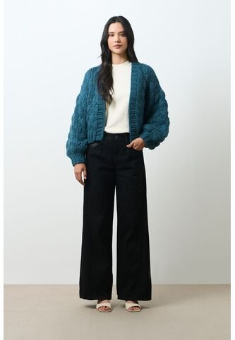 Cardigan Tejido Para Mujer Luzia Cardigan Tejido Para Mujer Luzia Azul Aguamarina M VÉLEZ Vélez
