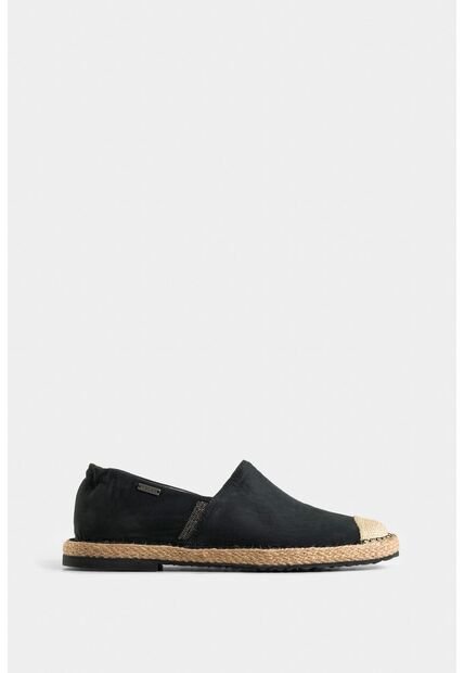 Mocasines De Cuero Para Mujer Detalle Millaré Lateral Mocasines De Cuero Para Mujer Detalle Millaré Lateral Negro 40 VÉLEZ