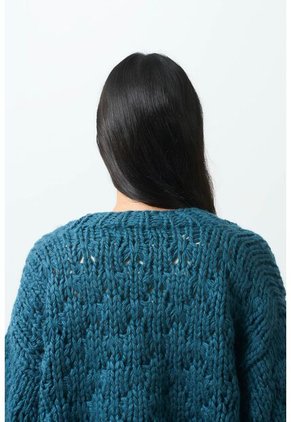 Cardigan Tejido Para Mujer Luzia Cardigan Tejido Para Mujer Luzia Azul Aguamarina M VÉLEZ