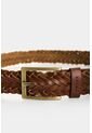 Cinturón Unifaz Trenzado De Cuero Para Hombre Atlas Cinturón Unifaz Trenzado De Cuero Para Hombre Atlas Miel 44 VÉLEZ de Vélez