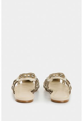 Baleta Hybris De Cuero Para Mujer Cortes Baleta Hybris De Cuero Para Mujer Cortes Beige 36 VÉLEZ
