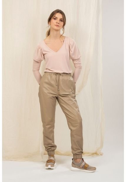 Pantalón Jogger De Cuero - Compra Ahora | Dafiti Colombia