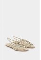 Baleta Hybris De Cuero Para Mujer Cortes Baleta Hybris De Cuero Para Mujer Cortes Beige 36 VÉLEZ de Vélez