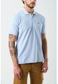 Polo Manga Corta Essential Para Hombre Textura Polo Manga Corta Essential Para Hombre Textura Azul Claro XXL VÉLEZ de Vélez