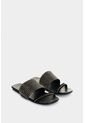 Sandalia Plana De Cuero Para Mujer Wave Sandalia Plana De Cuero Para Mujer Wave Negro 39 VÉLEZ de Vélez