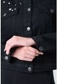 Chaqueta Black Para Mujer Silueta Trucker Chaqueta Black Para Mujer Silueta Trucker Negro XS VÉLEZ de Vélez