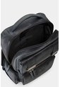 Morral Barceló De Cuero Con Efecto Espazolado Para Hombre Chapas Frontales Morral Barceló De Cuero Con Efecto Espazolado Para Hombre Chapas Frontales Azul Oscuro VÉLEZ de Vélez