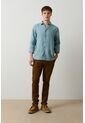 Camisa Manga Larga Semi Fitted Para Hombre Roma Camisa Manga Larga Semi Fitted Para Hombre Roma Azul Aguamarina L VÉLEZ de Vélez