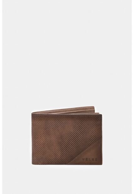 Billetera Titus De Cuero Para Hombre Grabado Cruces Cafe Billetera Titus De Cuero Para Hombre Grabado Cruces Cafe VÉLEZ